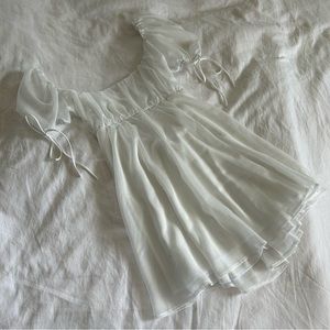 Lucy in the Sky babydoll mini dress